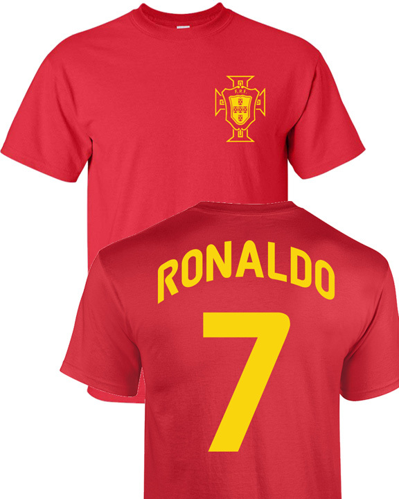 Cristiano Ronaldo Portugal Futbol Player Soccer Team Youth & Adult Tshirt S-5XL