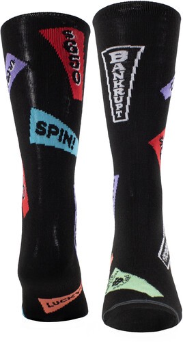 Perri’s – Wheel of Fortune – Knit In – Crew Socks [New ] Socks