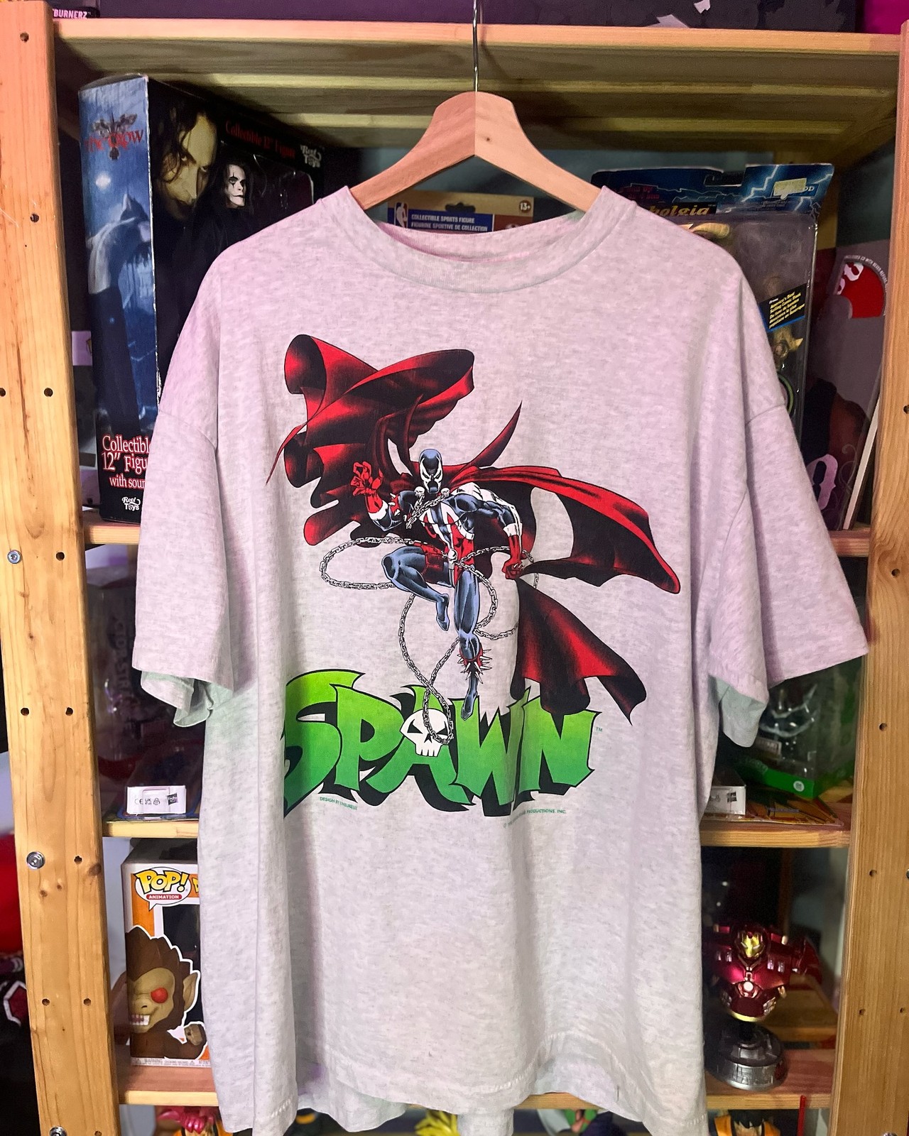 1995 SPAWN MCFARLANE Movie Rare Design Ash Unisex Shirt S-5XL WA2585
