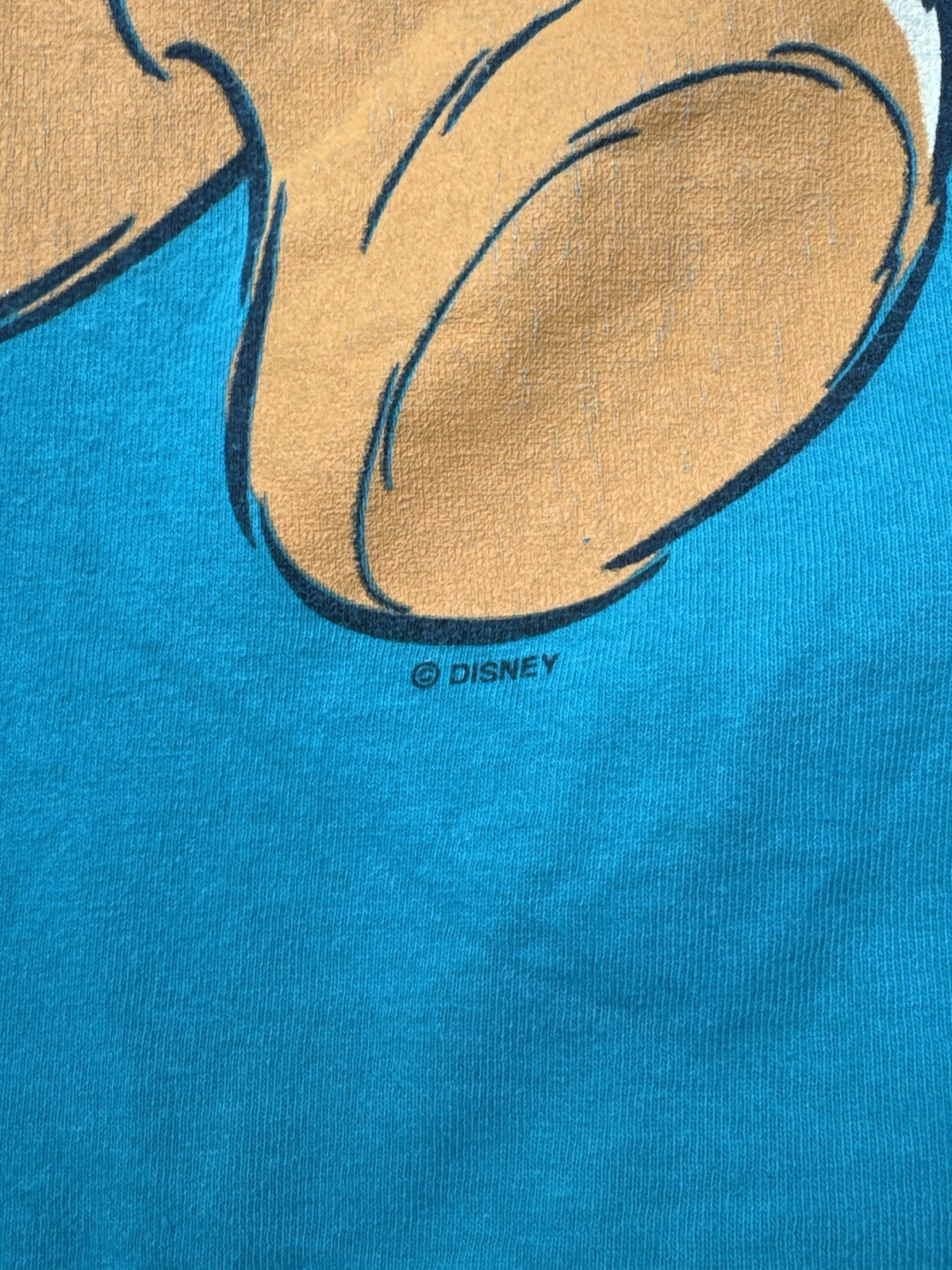 Vintage 90s Disney Winnie the Pooh Turquoise T Shirt Sun Sportswear USA XXL