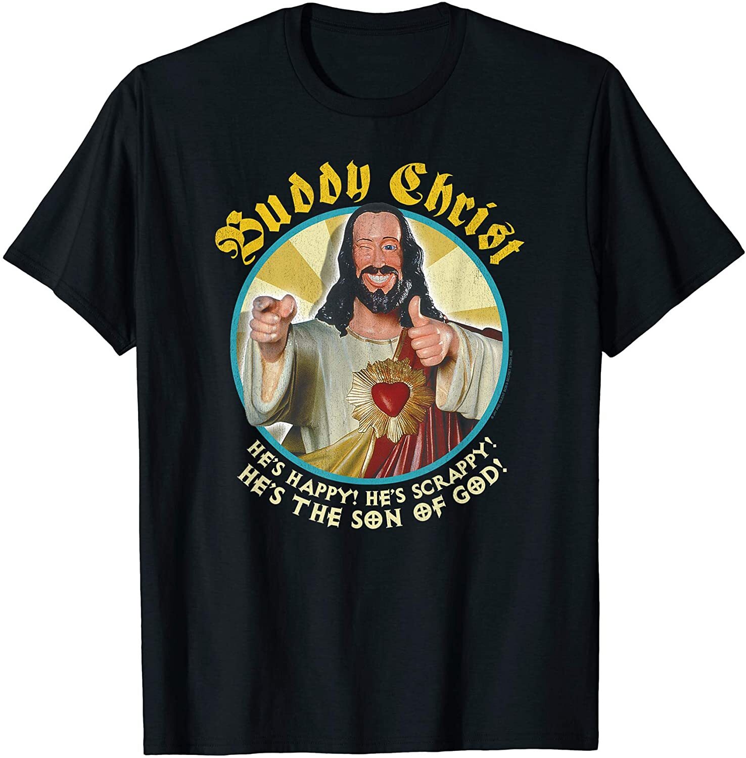 NEW LIMITED Buddy Christ Funny Son Of God Cool Humor Jokes T-Shirt – MADE IN USA