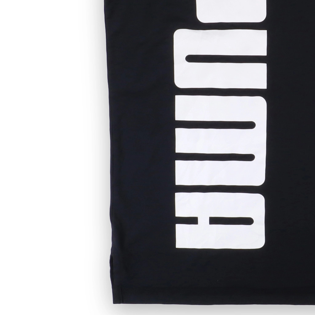 Puma Tank Top Mens Big Logo L Black Polyester Blend Sleeveless