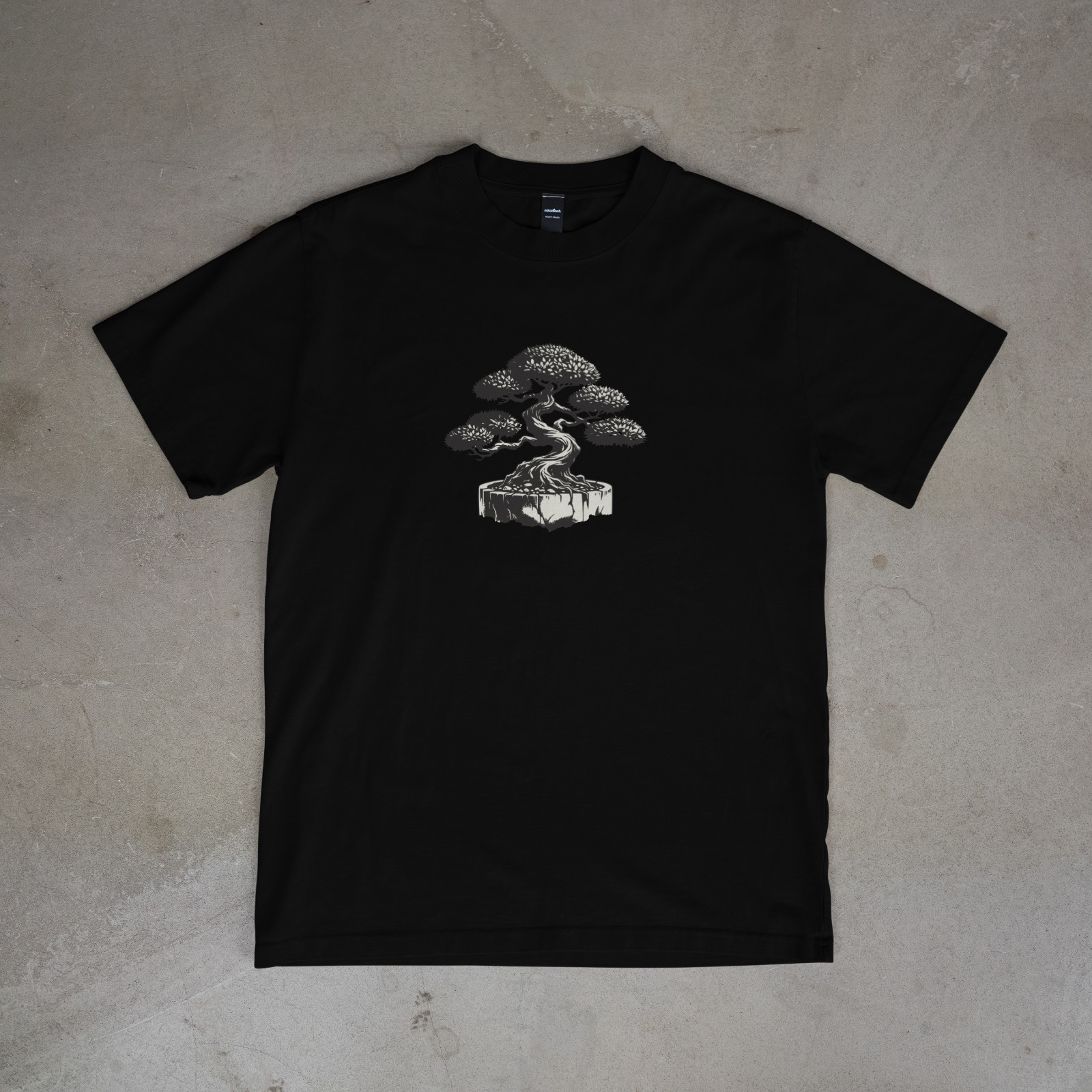 Japanese Bonsai Tree T Shirt Minimalist Zen Nature Art Graphic Unisex Tee
