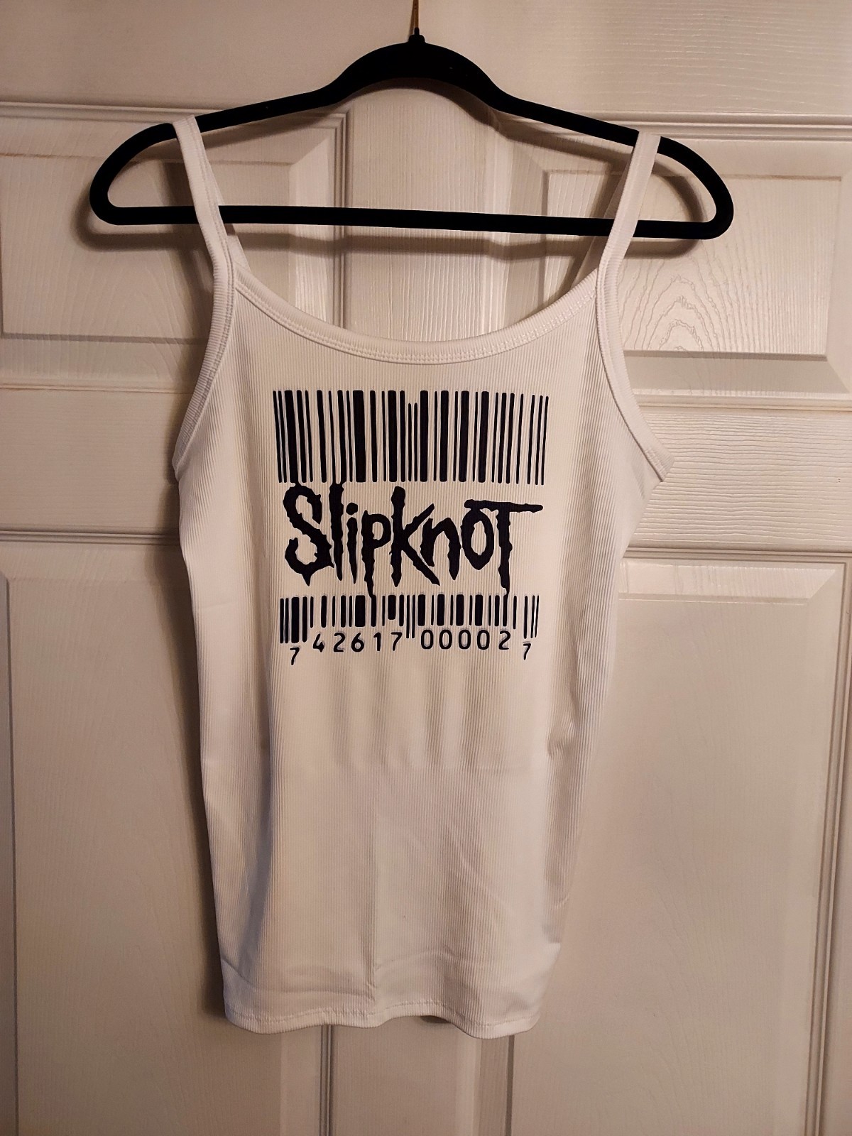 Slipknot Bar Code Shirt Tank top slipknot shirt numetal For Crop Top Add Note