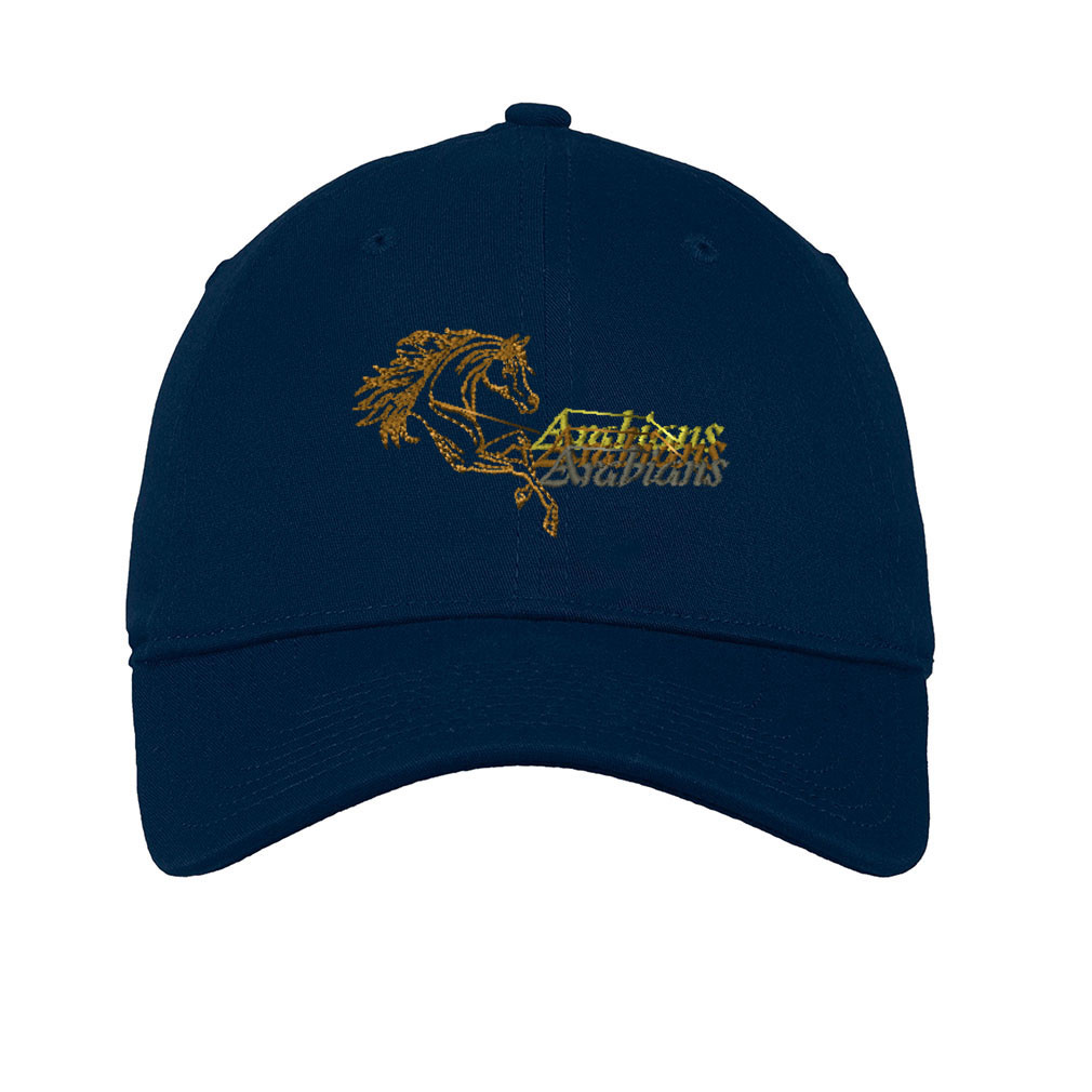 Arabian Horses Embroidered Soft Low Profile Hat