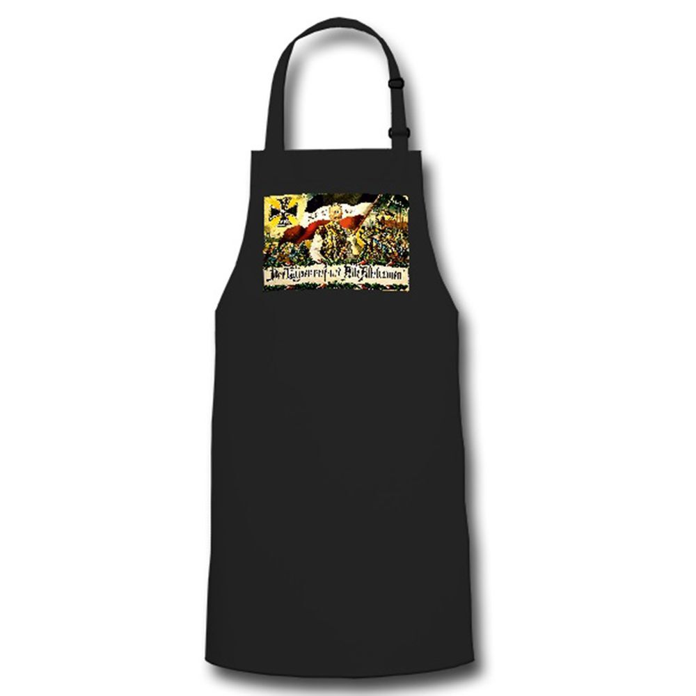 The Emperor Rief And All Came! Kaiser Wilhelm BBQ Apron #9812