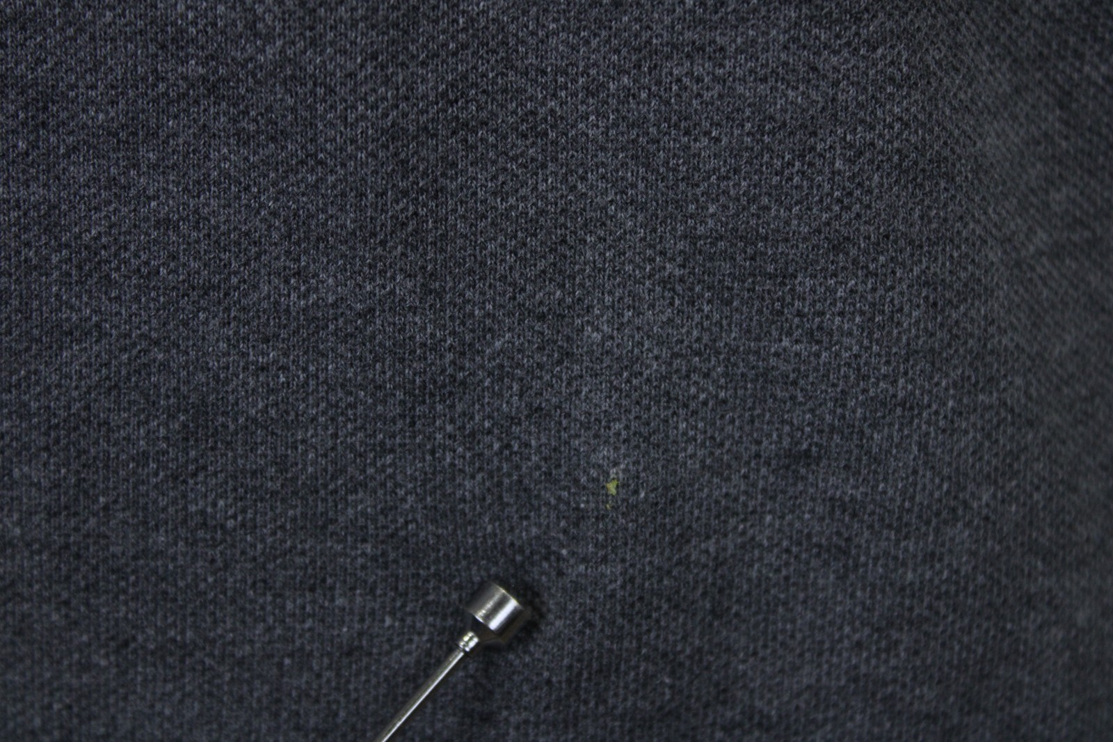 Polo Ralph Lauren Custom Fit Grey Solid Cotton Short Sleeve Polo Shirt Size L