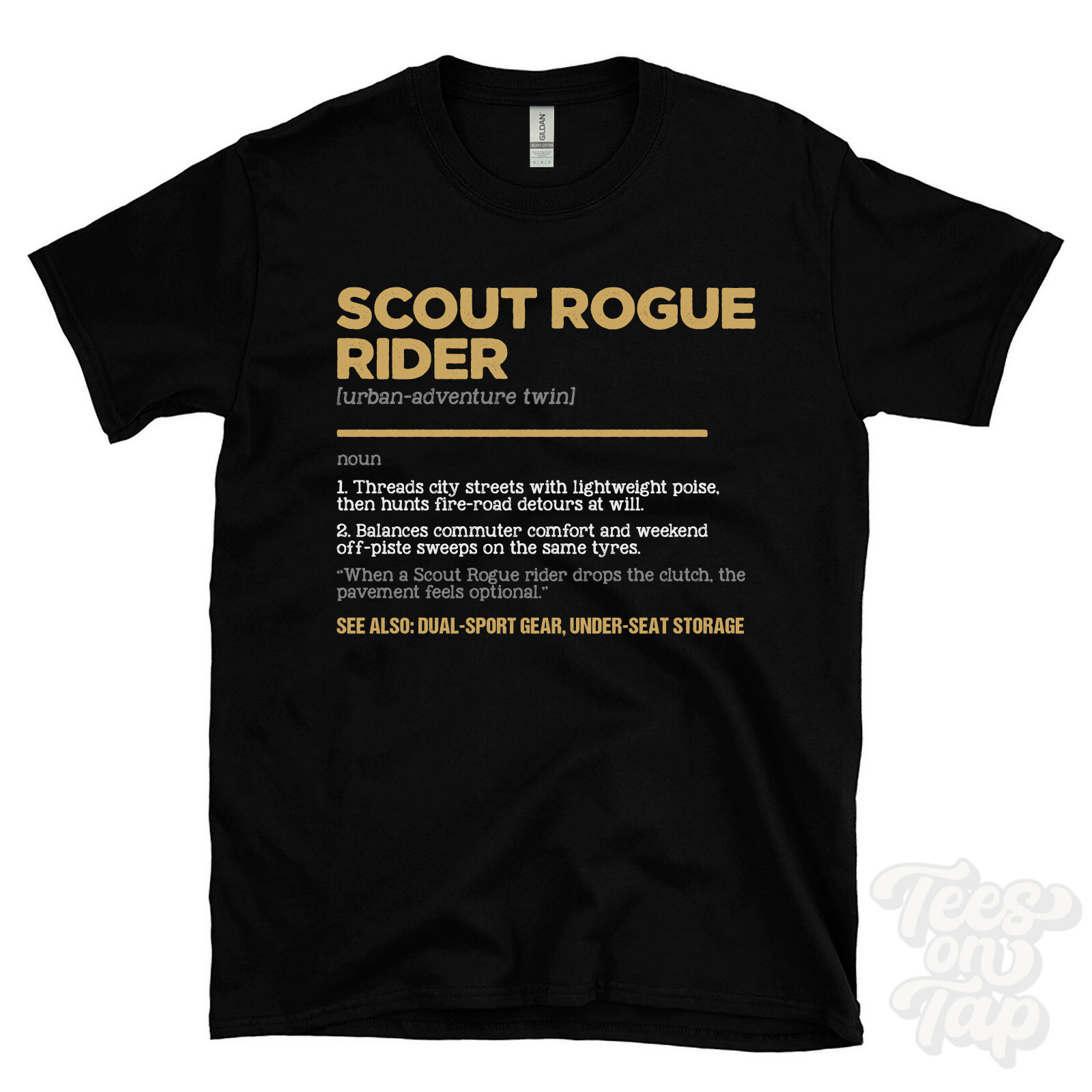 Scout Rogue Rider T-Shirt – Funny Dictionary Style – urban-adventure twin