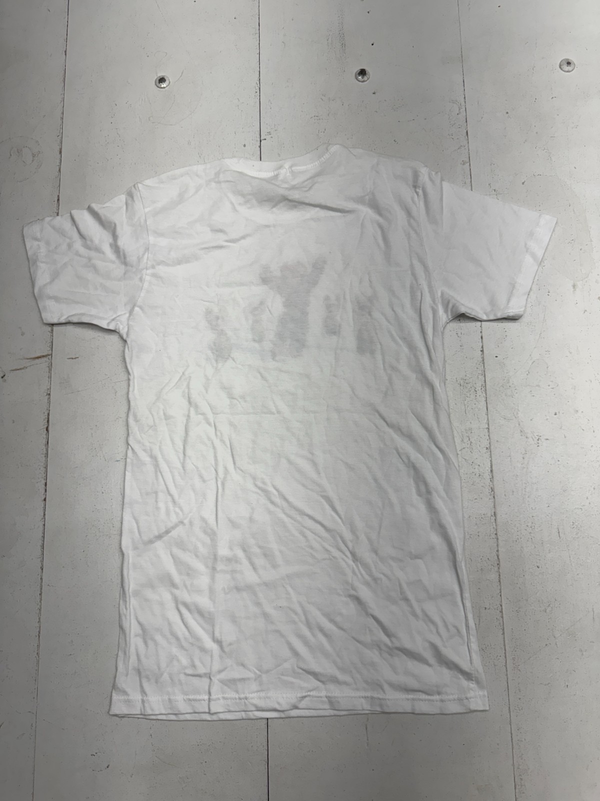 Zuni Sportswear White Animal Print Short Sleeve Basic T Shirt Mens Size Small