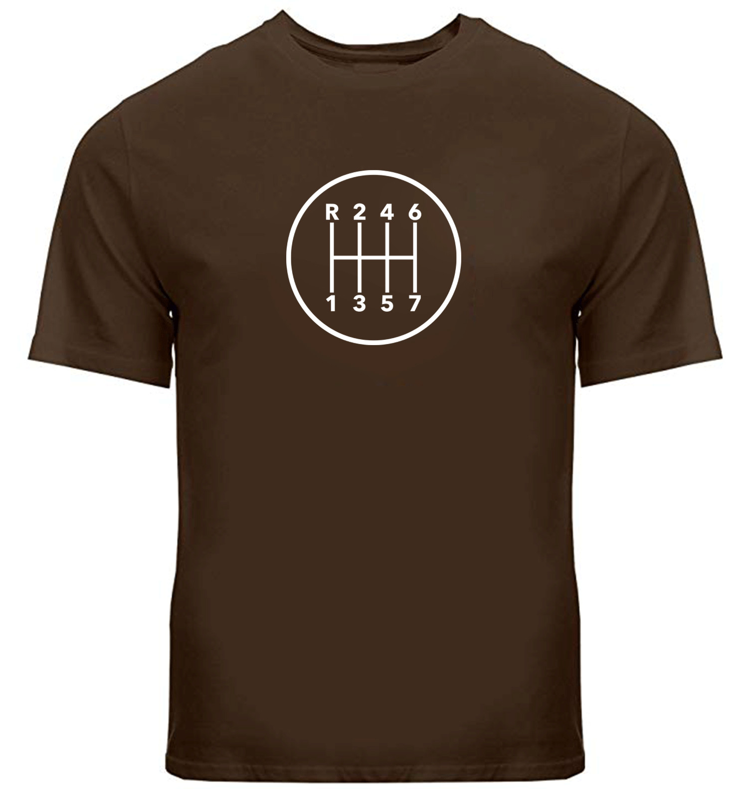 Manual Transmission Gears Shift Pattern 7 Speed Stick Shirts Manual Gear T-Shirt