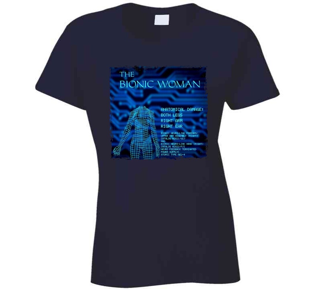 The Bionic Woman Anatomical Damage Tv Series T Shirt