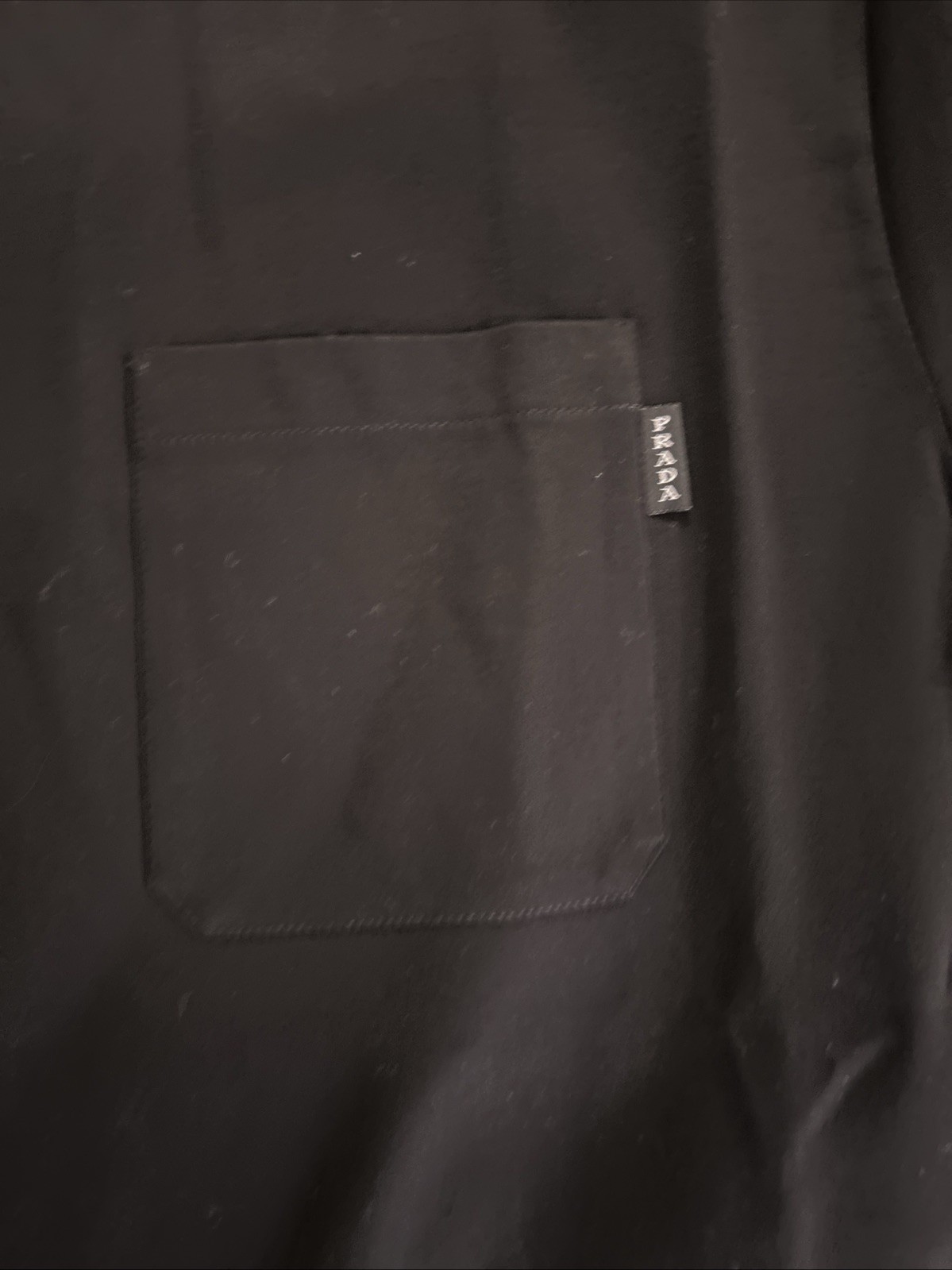 Prada Girocollo MC Jersey Shirt UJN896 Size M New With Tags Look !!! Black