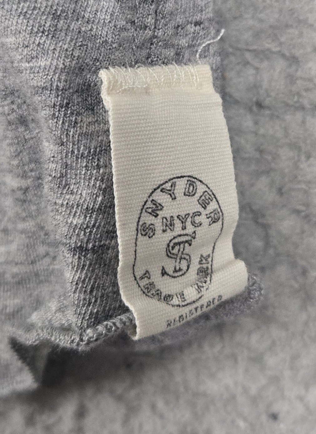 Todd Snyder Chambray Loop Collar Henley T-Shirt Heather Gray Men’s Size Large