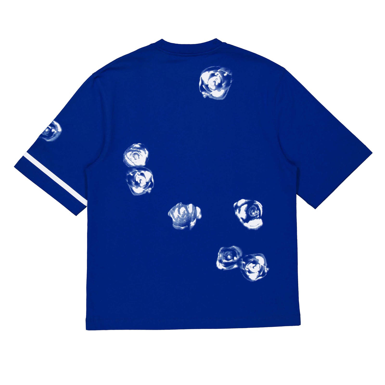 Burberry Rose Print Cotton Jersey T-Shirt