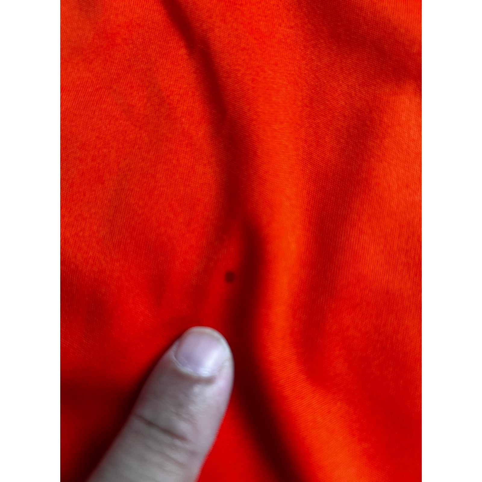 Adidas ClimaLite Men’s XL Orange Performance Athletic Training Shirt 3 Stripe