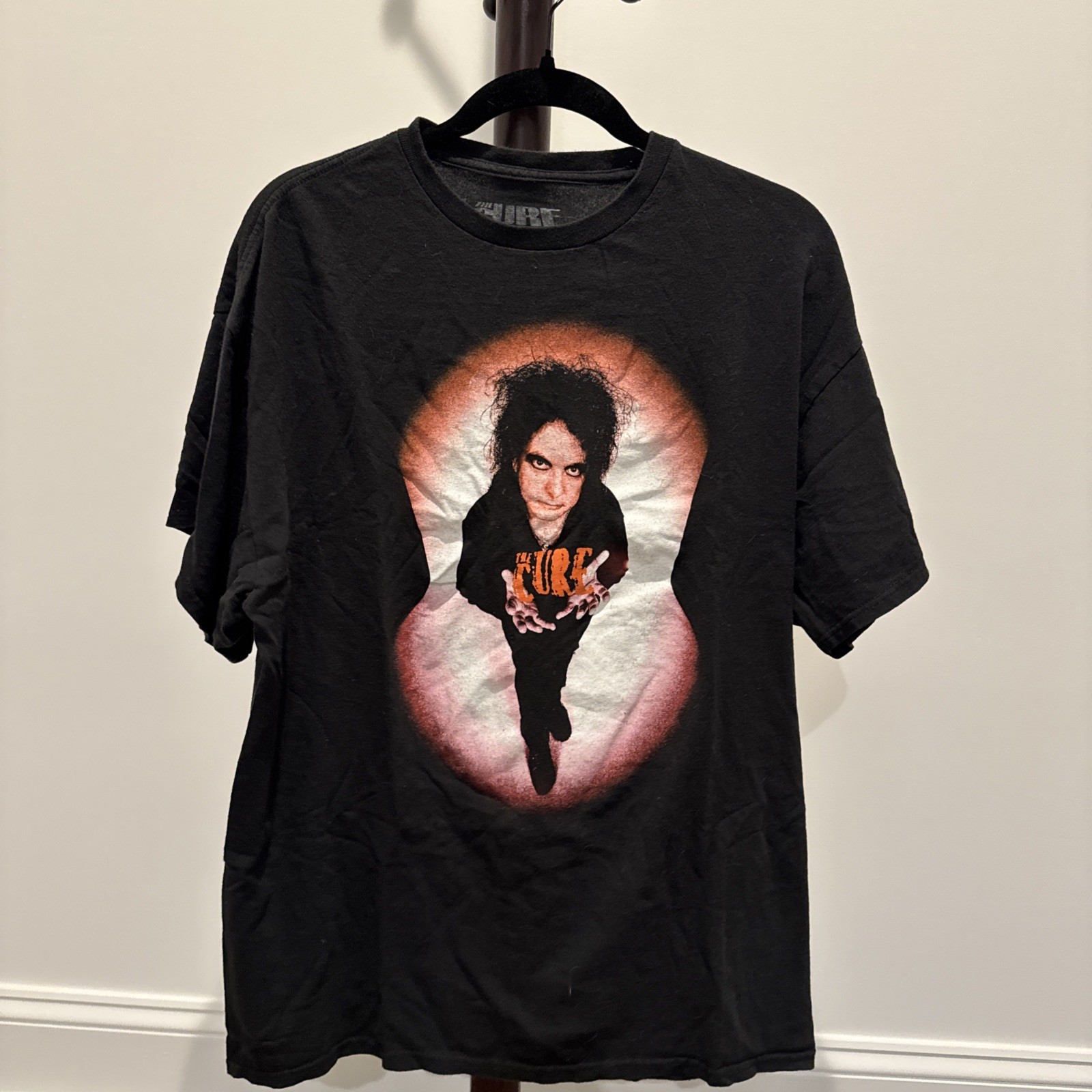 The Cure Robert Smith Photo Crew Neck Shirt Short Sleeve [Size: XL]