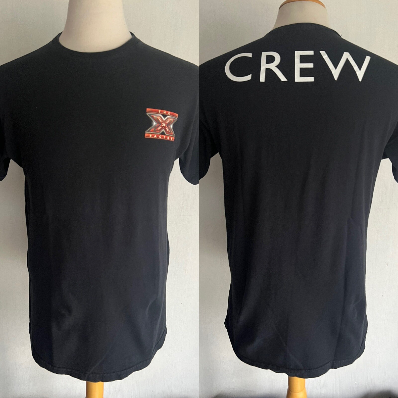 THE X FACTOR (2011) Official CBS TV Show Production FILM CREW T-Shirt Sz Medium