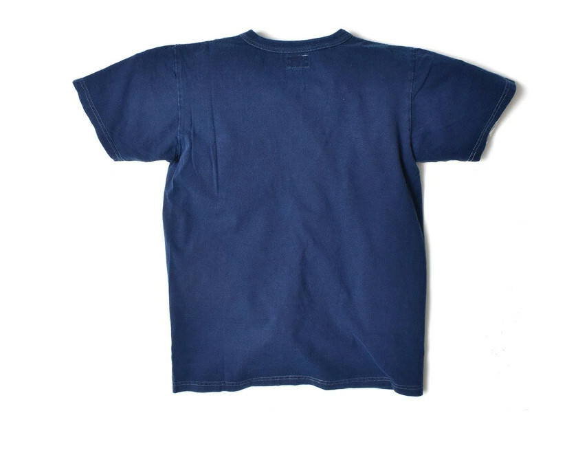 Aizome Japan Blue T-Shirt -1P Hand-dyed by craftsmen – 7.0oz Indigo