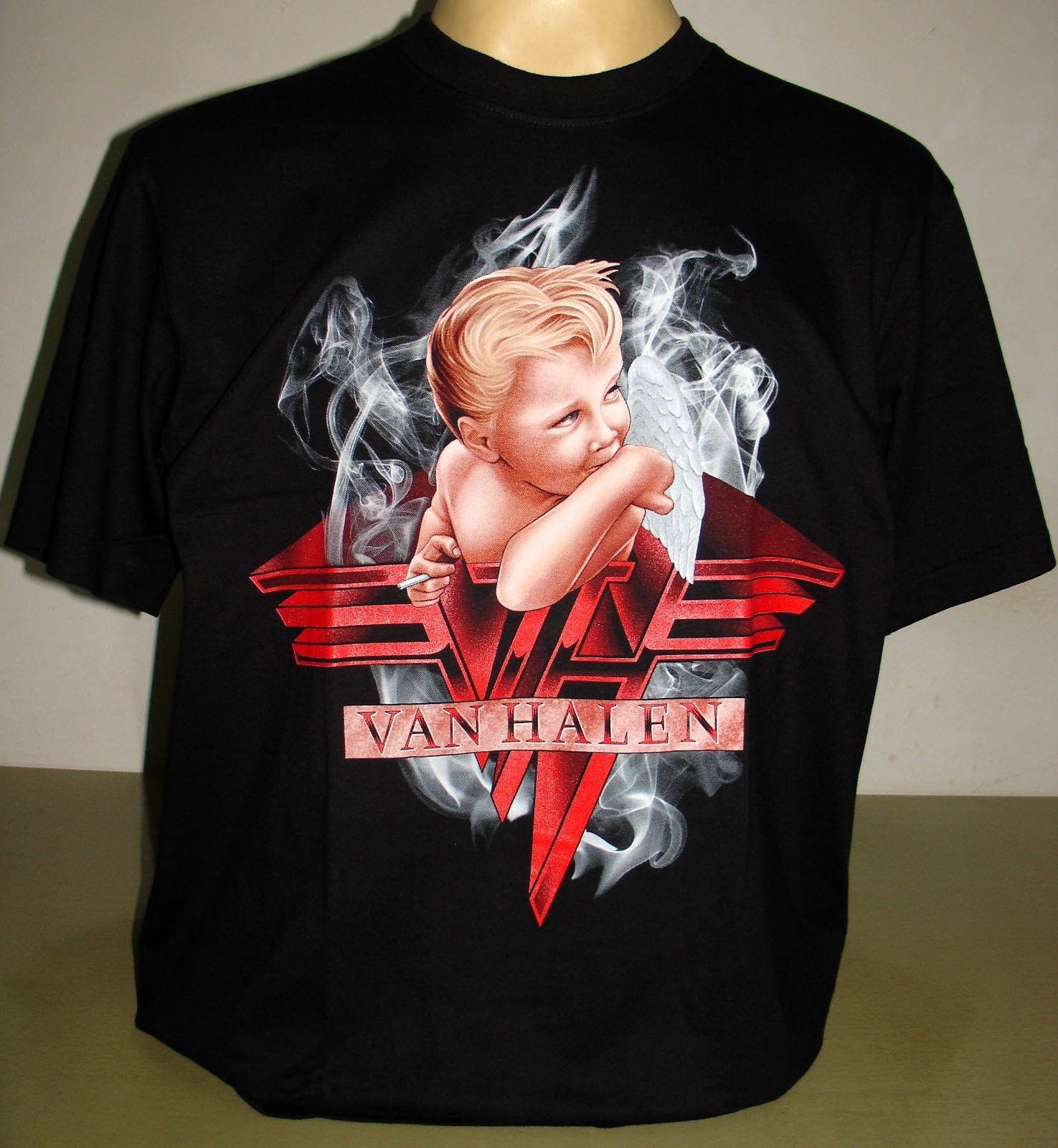 Van Halen 1984 T-Shirt Size S M L XL 2XL 3XL New XXL XXXL Rock Band Smoking Baby