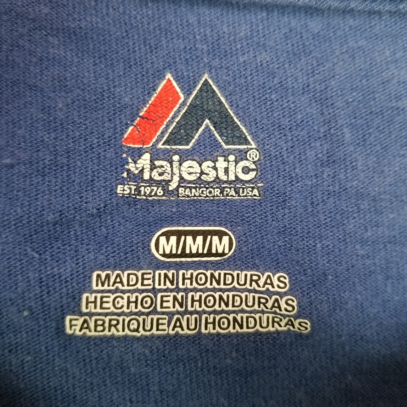 Majestic Los Angeles Dodgers Script Shirt Men’s Size Medium Blue Baseball Casual