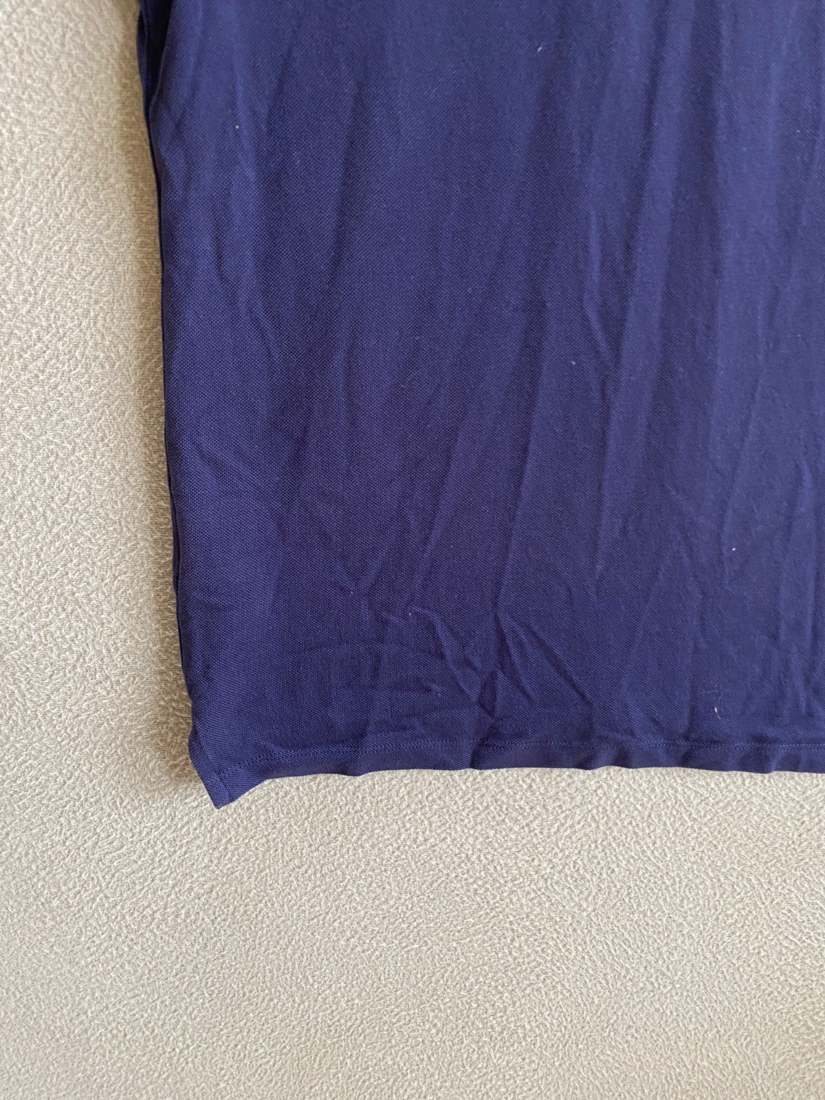 J Lindeberg Regular Fit Classic Designer Polo Pique Cotton Size Large Golf Navy