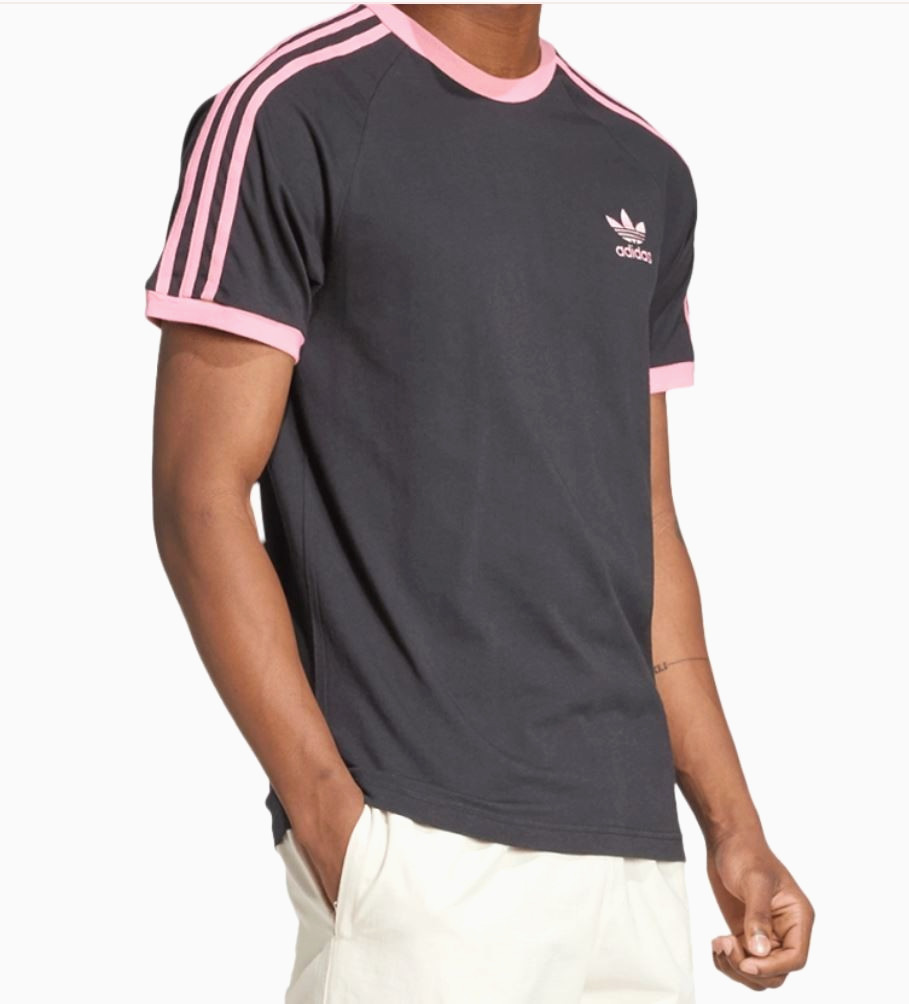 NEW MENS ADIDAS ORIGINALS 3-STRIPES CALIFORNIA TREFOIL SHIRT ~SIZE 2XL KA56 PINK