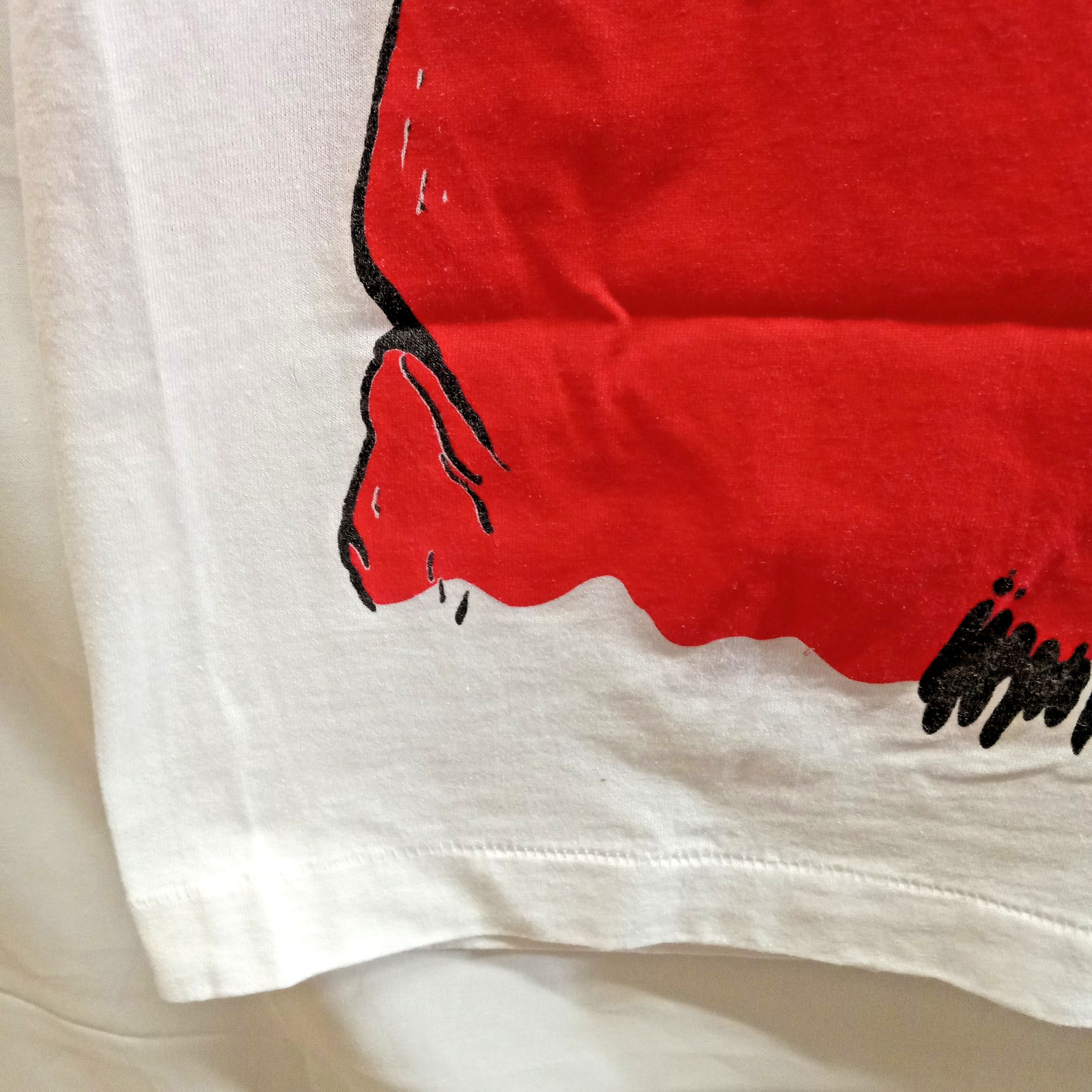 RARE L SINGLE STITCH DOUBLE SIDED PRINT CAPTAIN MORGAN USA T-SHIRT UN-WORN PROM