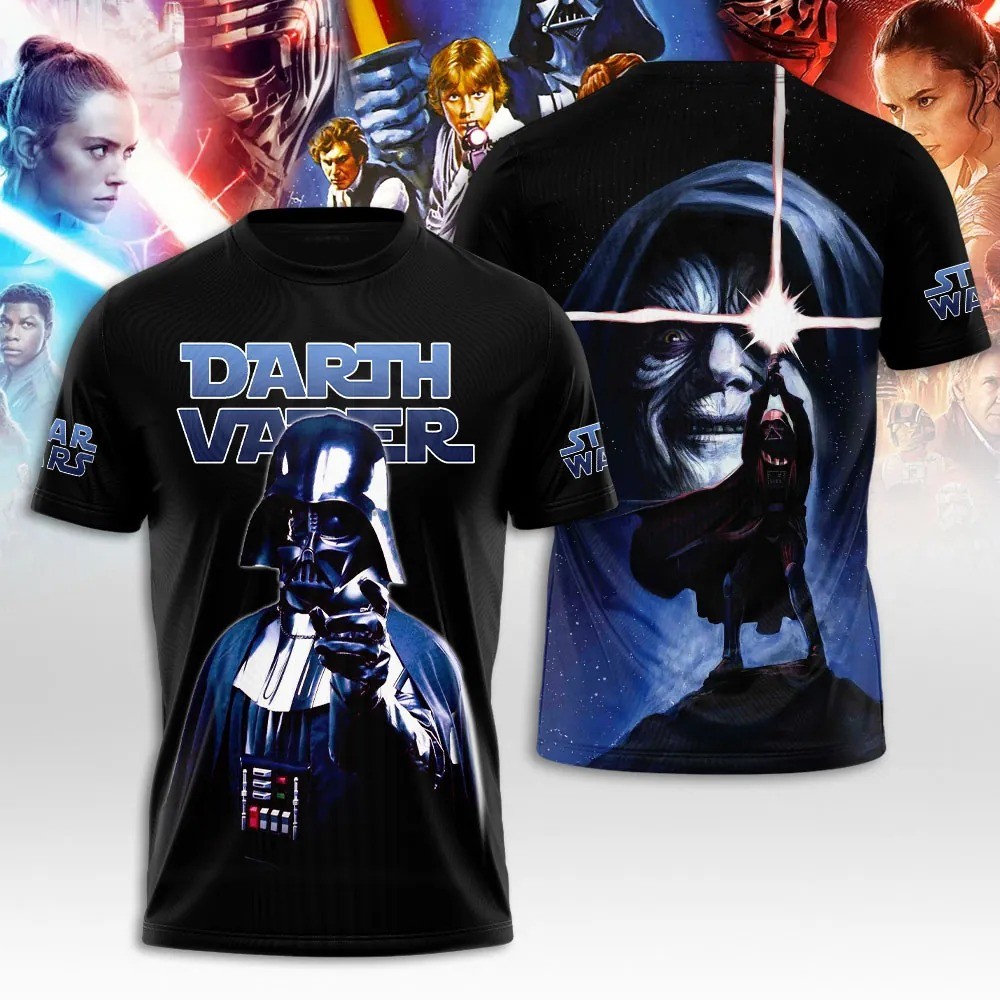NEW Star Wars Darth Vader T-shirt All Over Print Size XS-6XL 3D Apparel