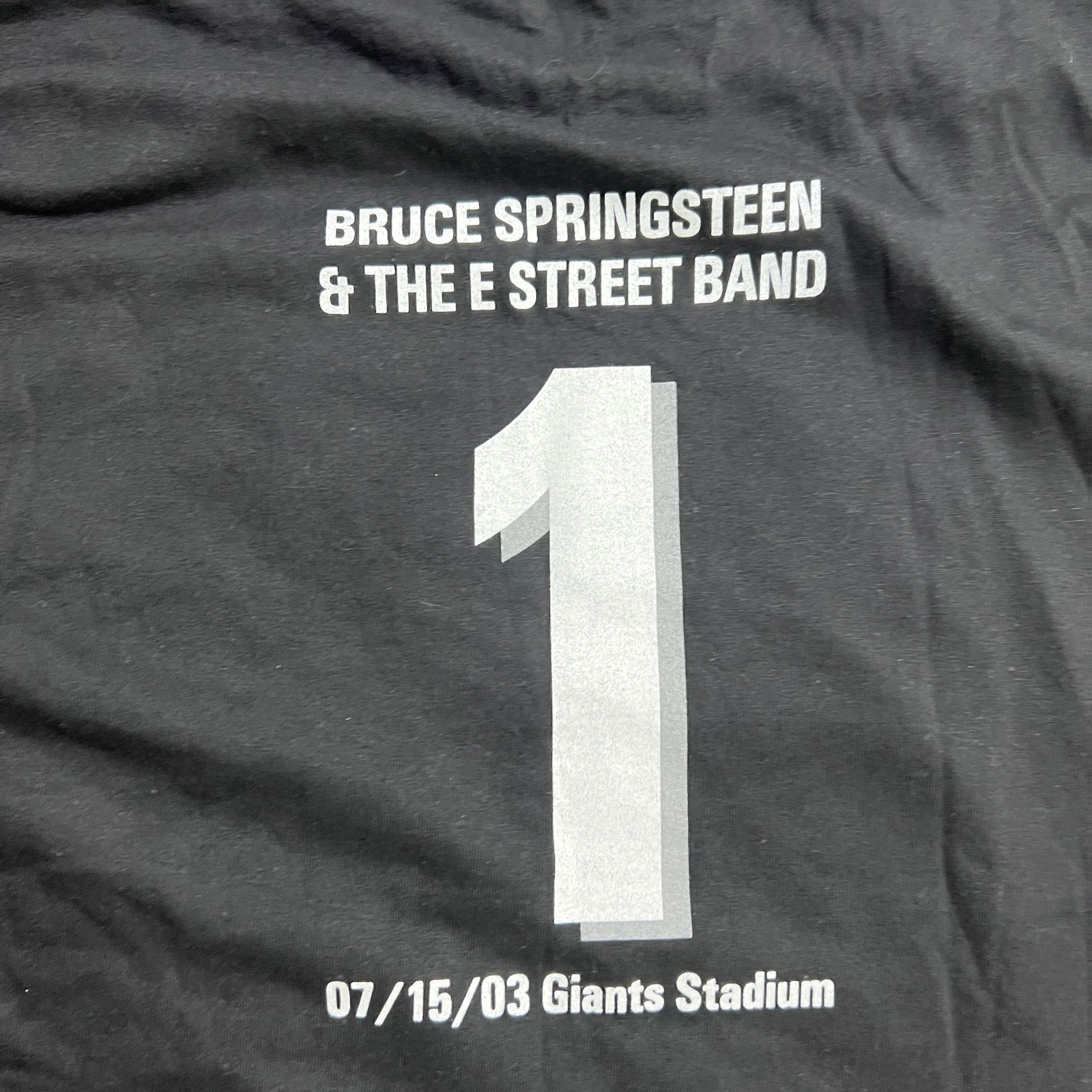 Vintage 2003 Bruce Springsteen & The E Street Band T-Shirt Mens L Black