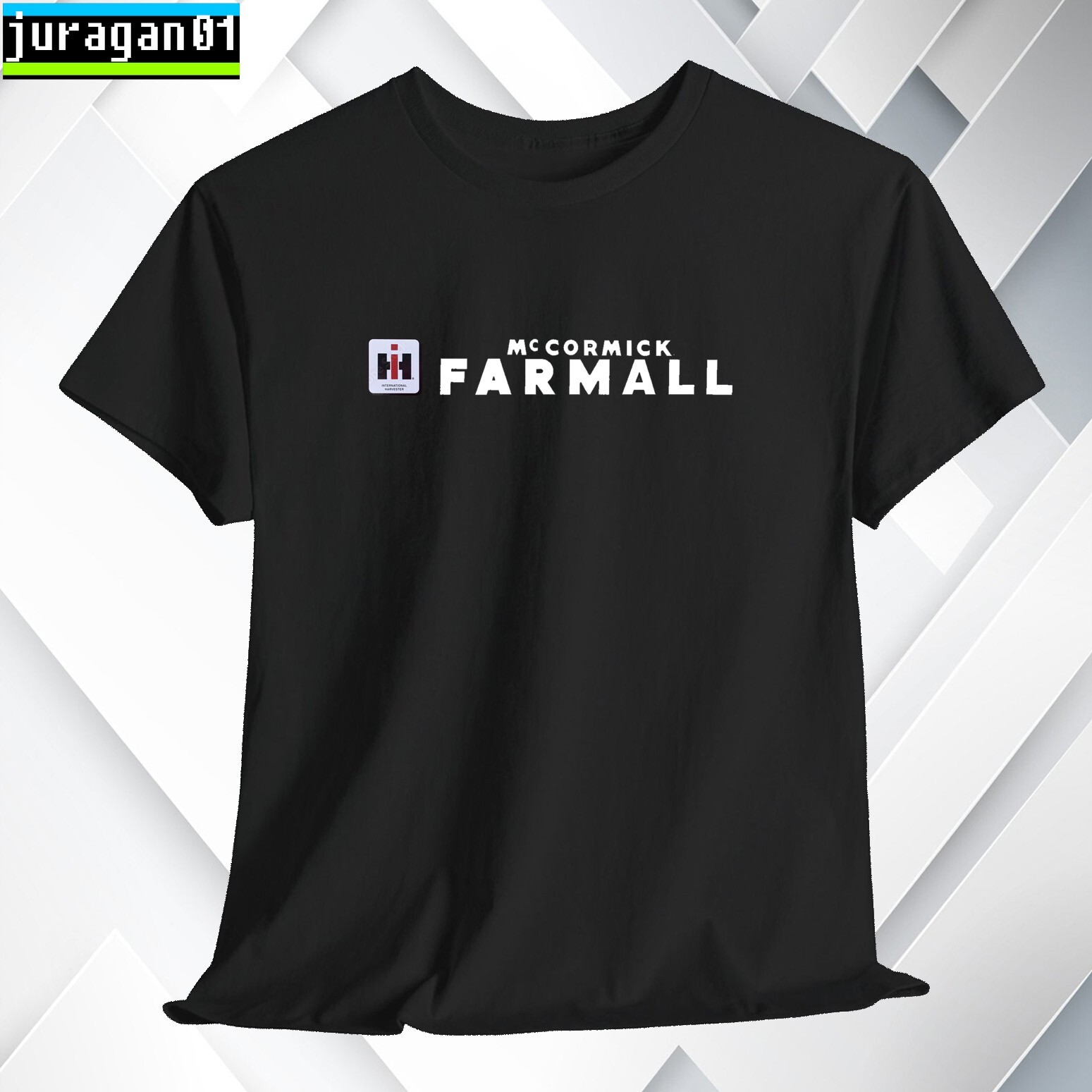 Farmall Tractors Logo Black/Navy/Grey/White/Red/Choco/Orange Shirt S-5XL