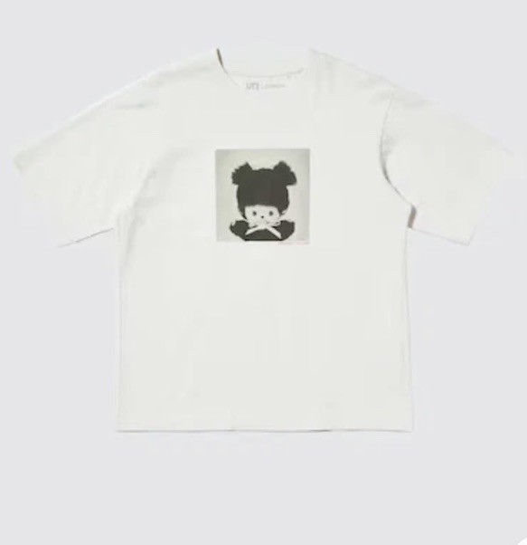 UNIQLO X Monchhichi T-Shirt Natural Color Relax Fit Japan XL nwt