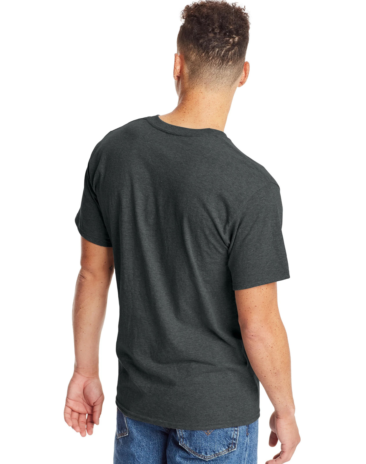 Hanes Men’s Tall 2-Pack Beefy-T T-Shirt Tee Cotton Crewneck Short-Sleeve LT-4XLT
