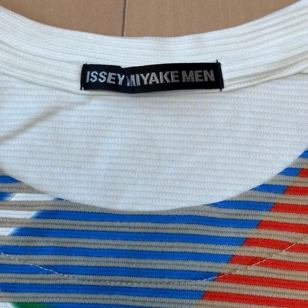 ISSEY MIYAKE MEN 18AW Embossed Pleats T-Shirt Size 2 Short sleeves Used