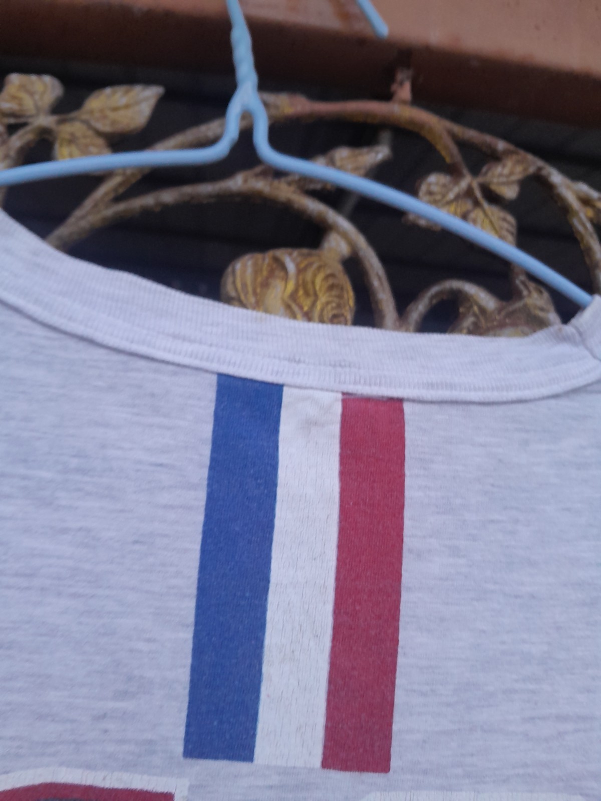 Vintage France 98 World Cup T Shirt Footix Mascot Coupe Du Monde Tee Gray AS IS