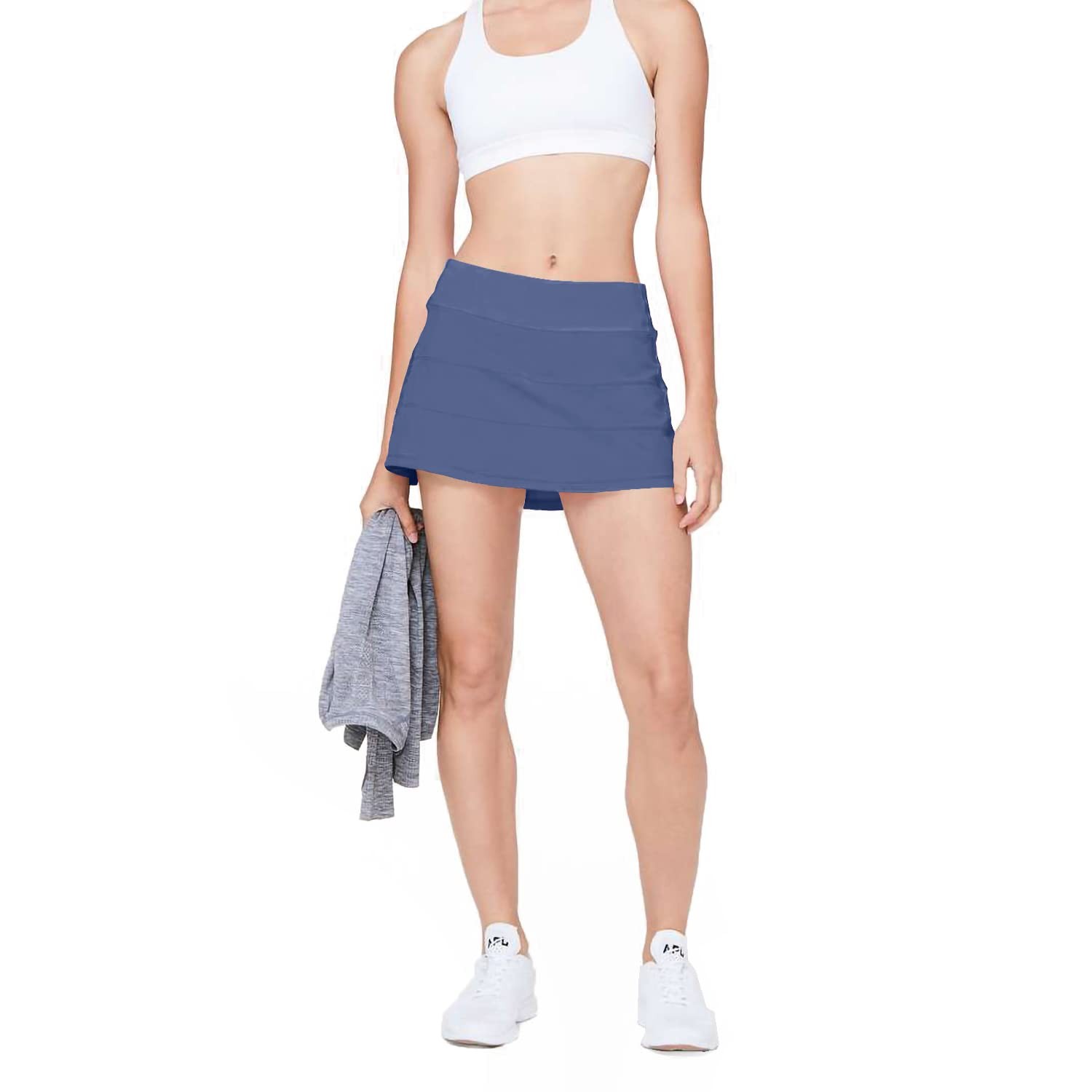 MCEDAR Women’s Athletic Skort: Pleated, Pocketed for Tennis, Golf & Running