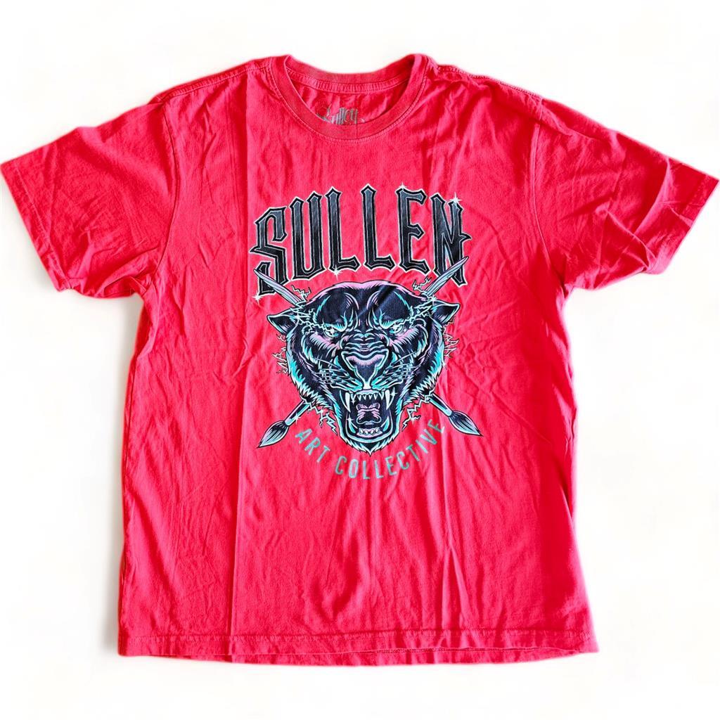 New Men’s Sullen Art Collective Premium Red Tattoo T-Shirt Tee XS-XL