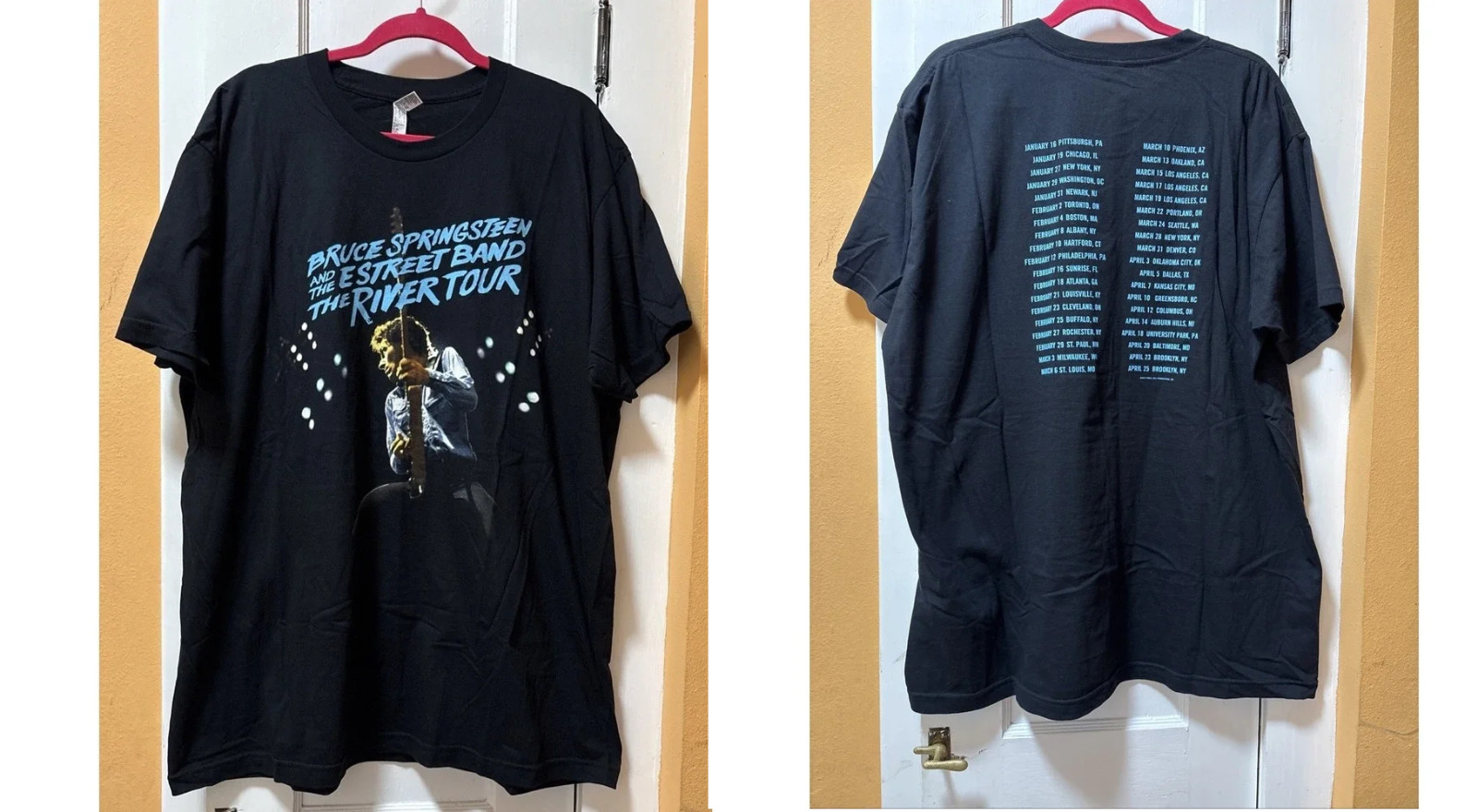 Bruce Springsteen and The E Street Band The River Tour 2016 T-Shirt
