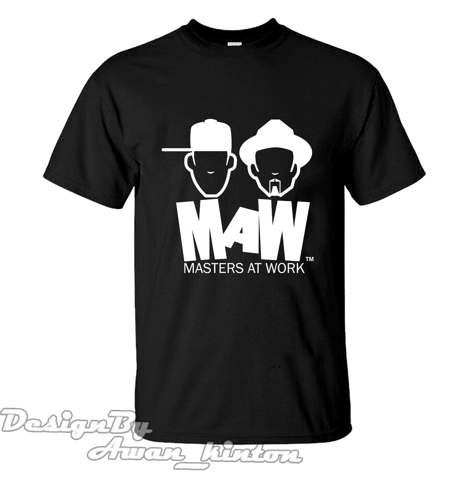 MASTER at Work Funny Record Logo TSHIRT Made In Usa Cotton