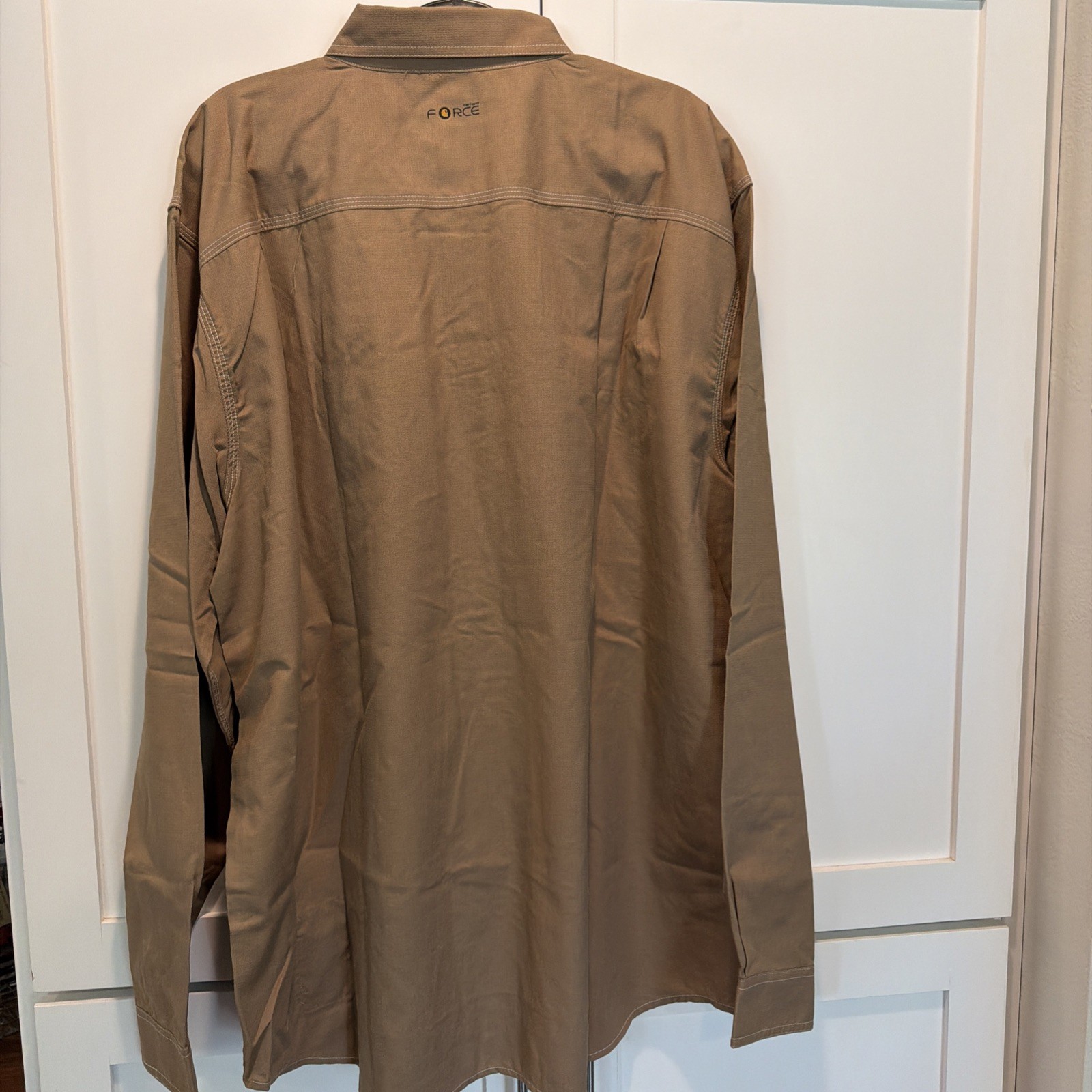 Carhartt Force FR Cat 2 Long Sleeve Shirt Button Up. Mens 2XL- Tall. New- tags
