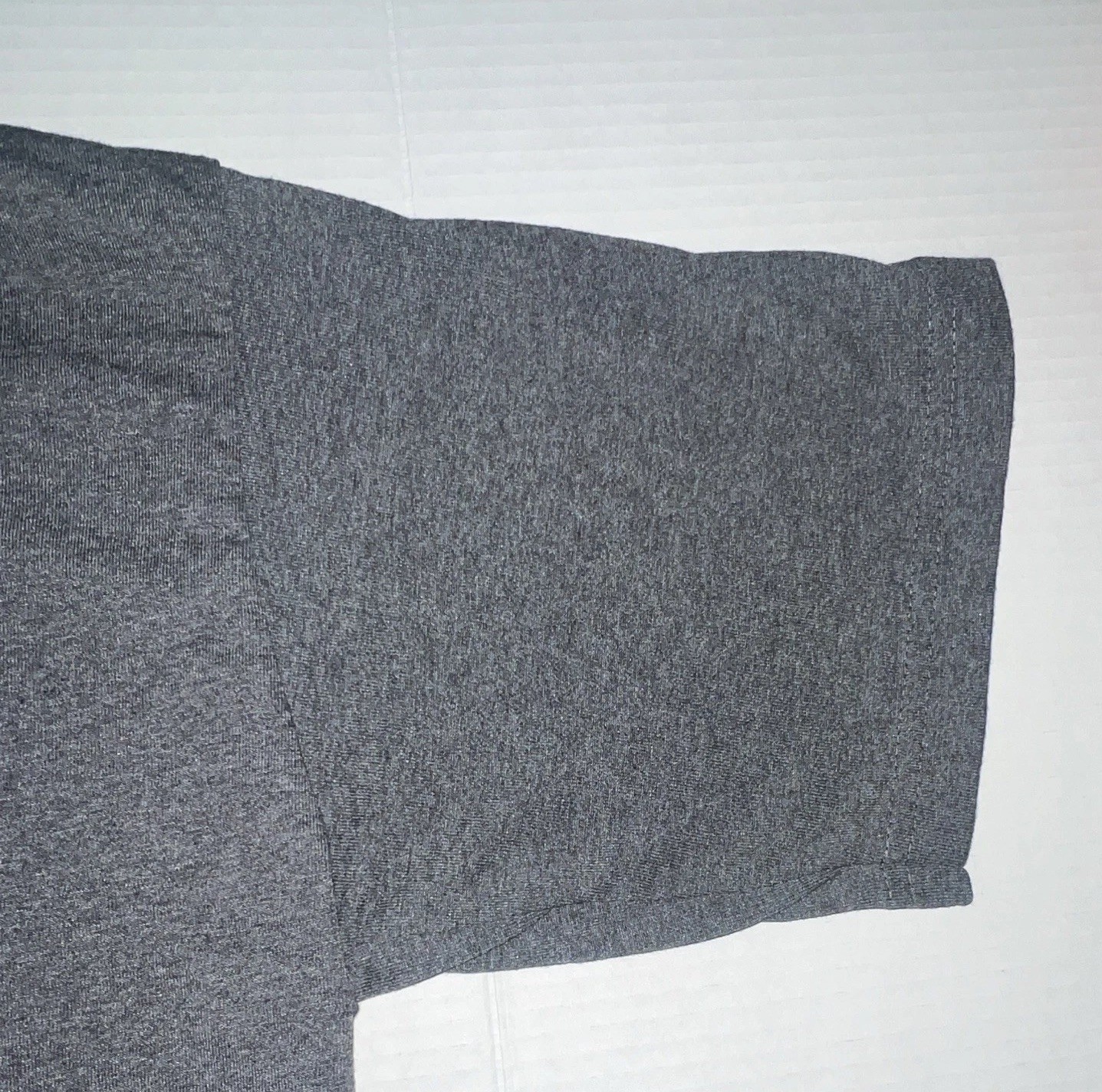 Pro Club Heavyweight Gray Solid Crew Neck Short Sleeve Knit T-Shirt Men’s M