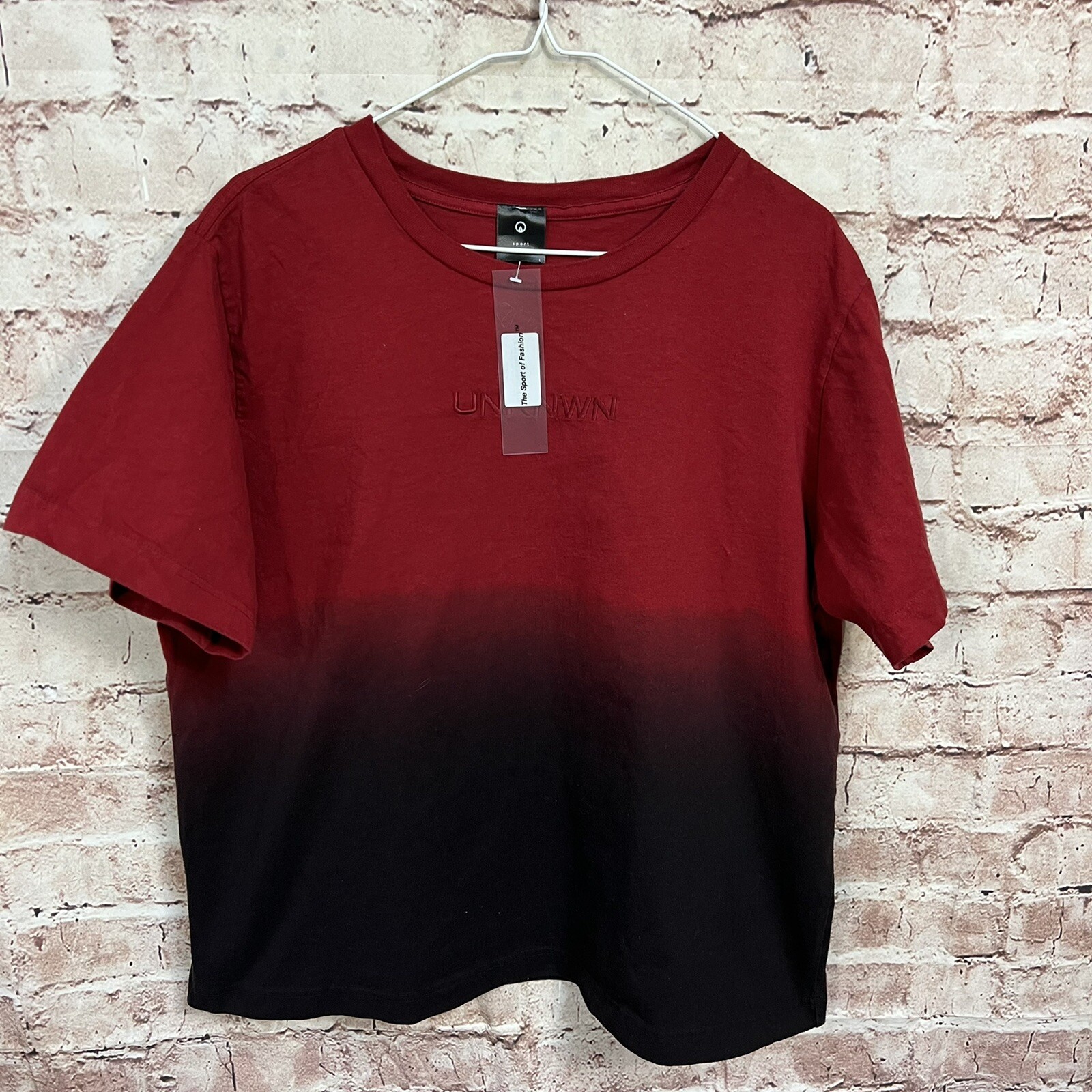 Lebron James Unknwn Red Black Hombre T-Shirt NWT Large