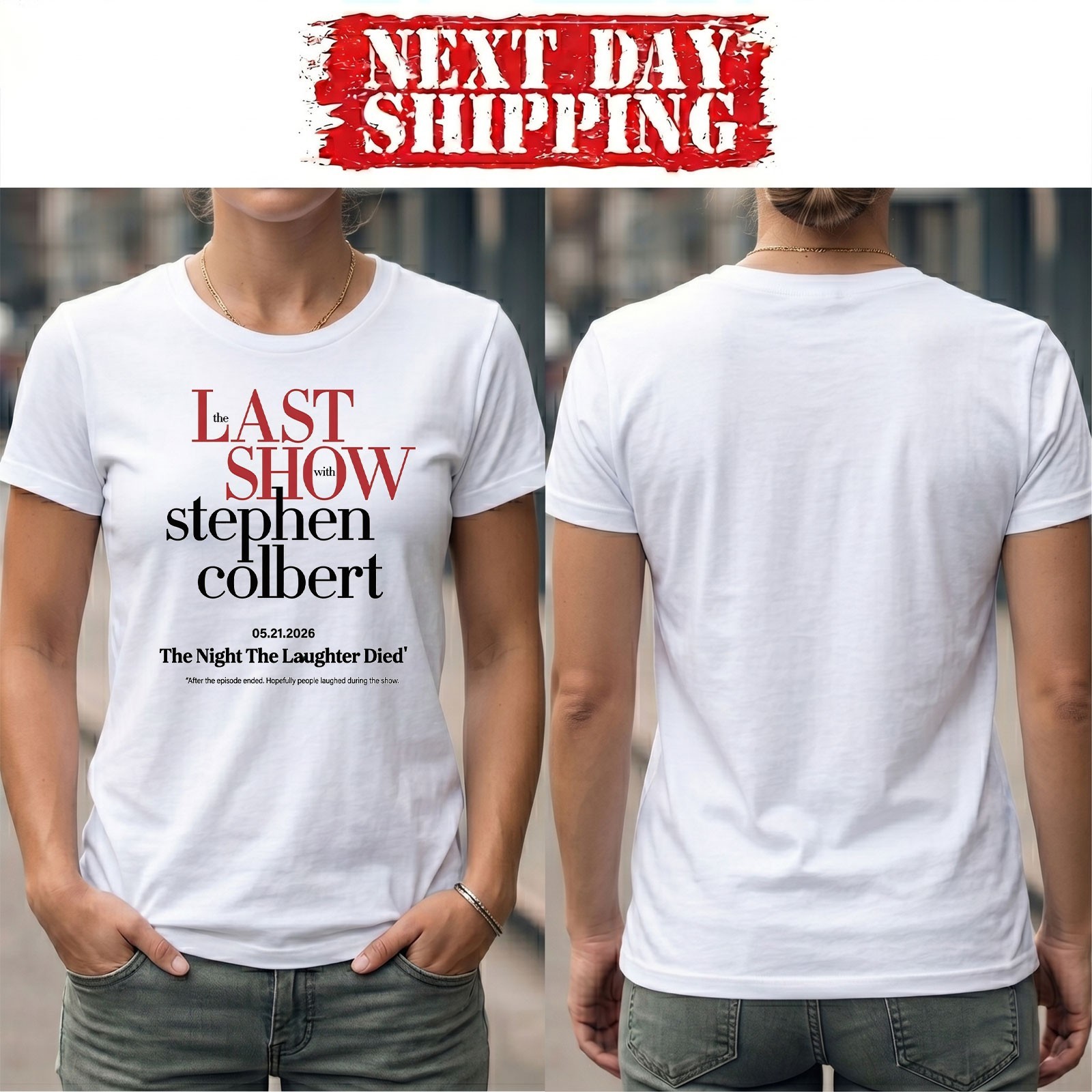 Late Night TV Show Finale 2026 Thank You Graphic T Shirt Fan Tee For Men Women
