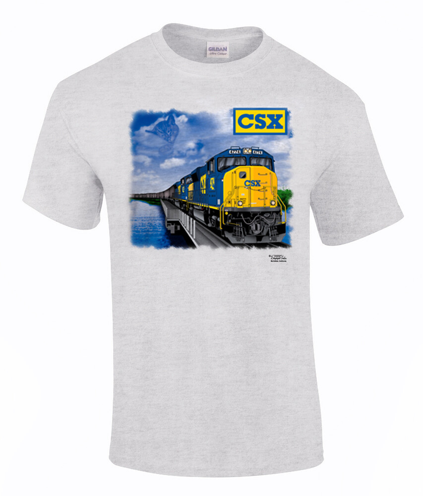 CSX Chessie Lives Train SD70ACe Authentic Railroad T-Shirt [35]