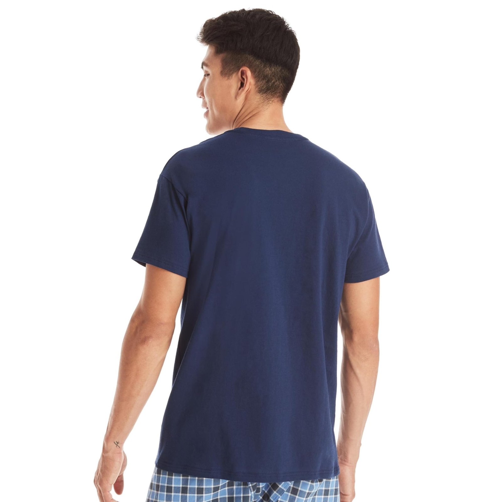 6-pack Mens Pocket T-shirt,Moisture-Wicking Cotton Crewneck Tees Large Assorted