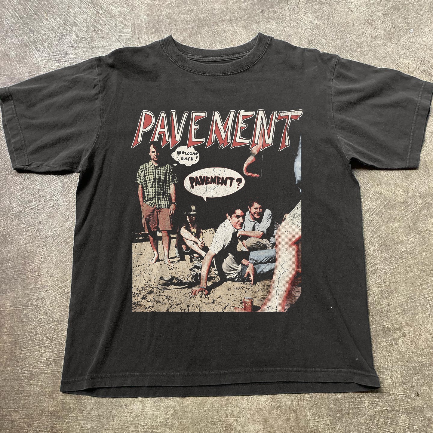 HOT! Pavement T-Shirt Retro Indie Rock Band Unisex Black T-shirt Size S-5XL