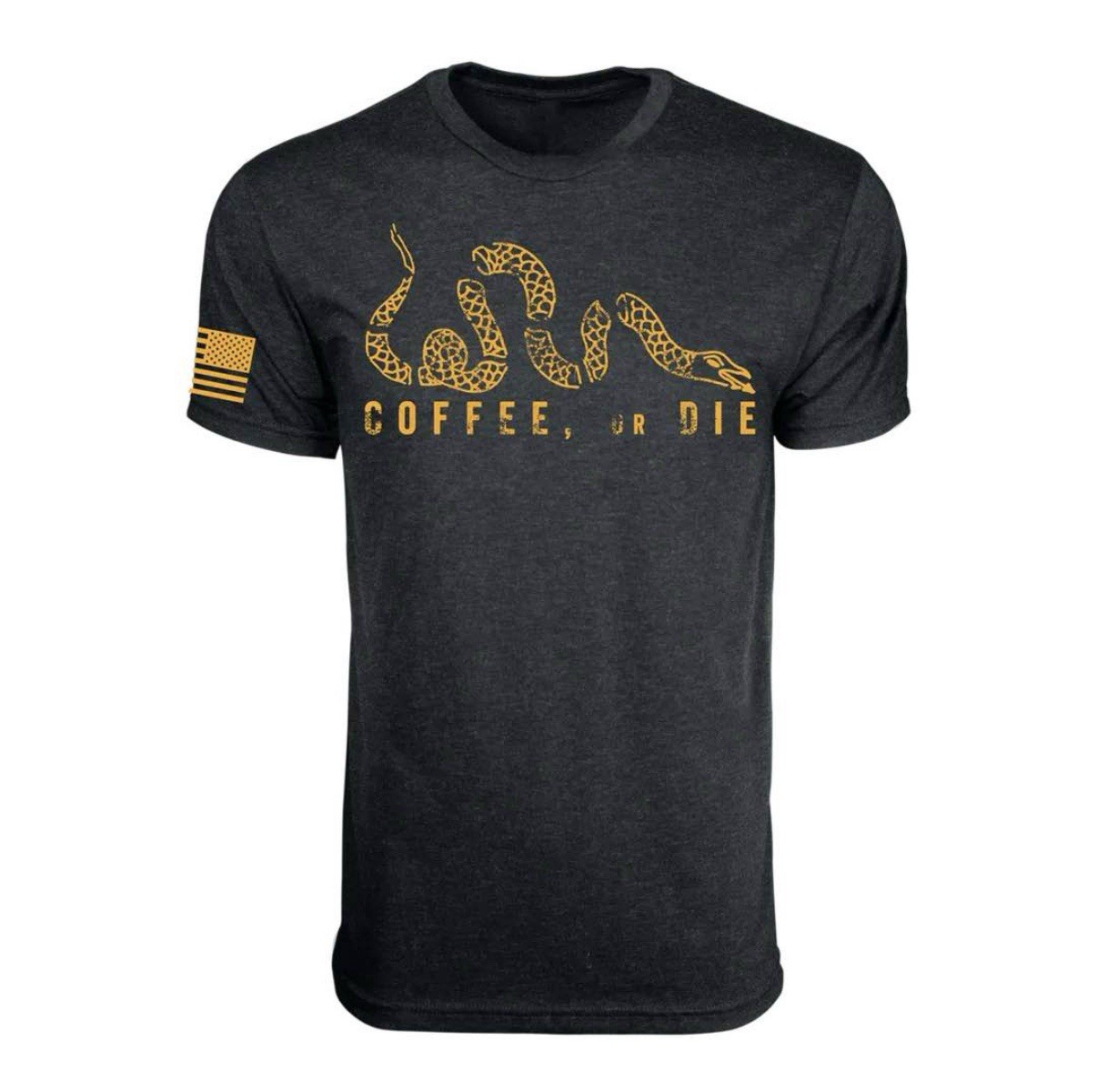 Black Rifle Coffee Company Coffee or Die T-Shirt Snake Black Military Men’s 3XL