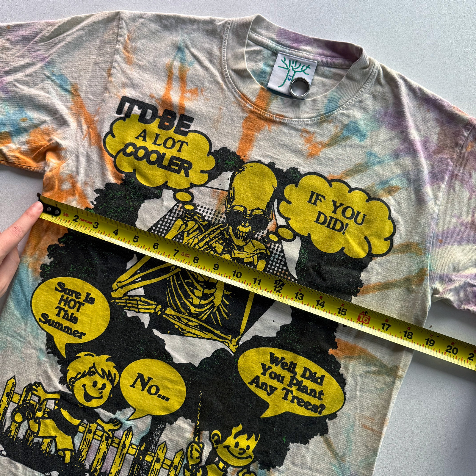 Online Ceramics SS19 Climate Change Is Dead Serious Tye Dye Tee Size Small