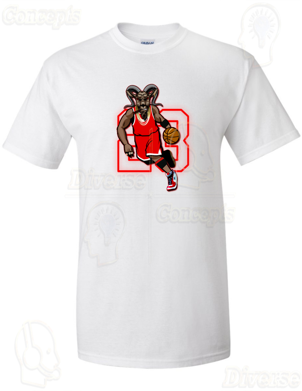 MICHEAL JORDAN PARODY T SHIRT ALL SIZES MJ 23 THE GOAT