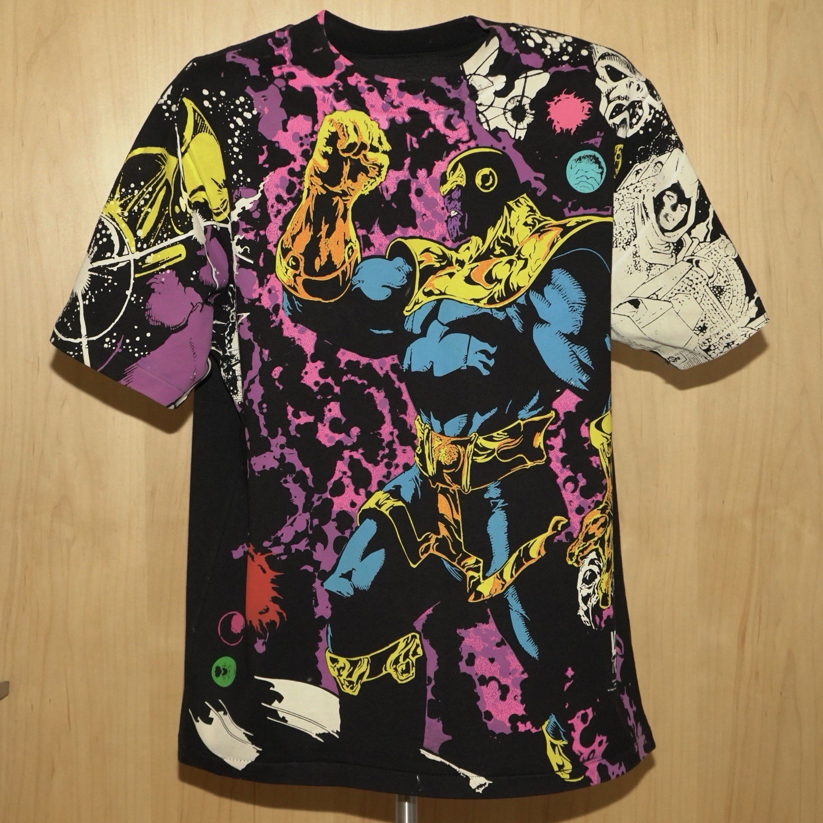 Thanos Mega Print T Shirt Size By Vintage Vitamin marvel