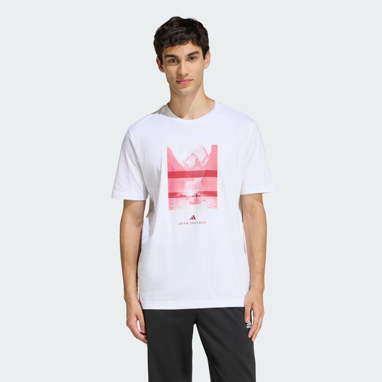 adidas men OUTDOOR KAYAKING GRAPHIC T-SHIRT